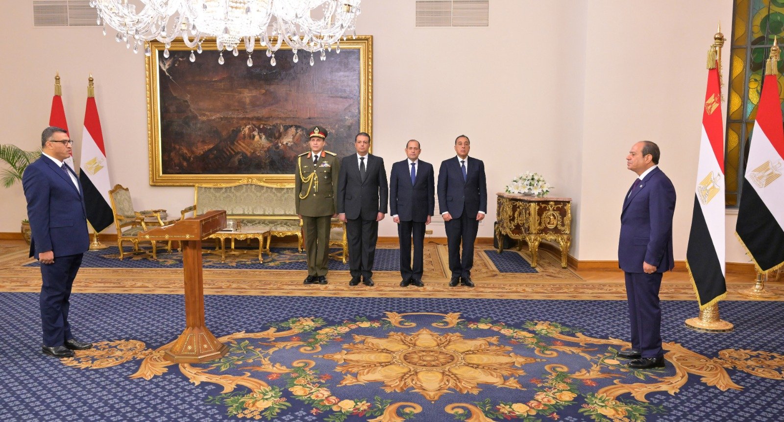 الرئيس السيسى يشهد أداء اليمين الدستورية للمحافظين الجدد ونوابهم (22)