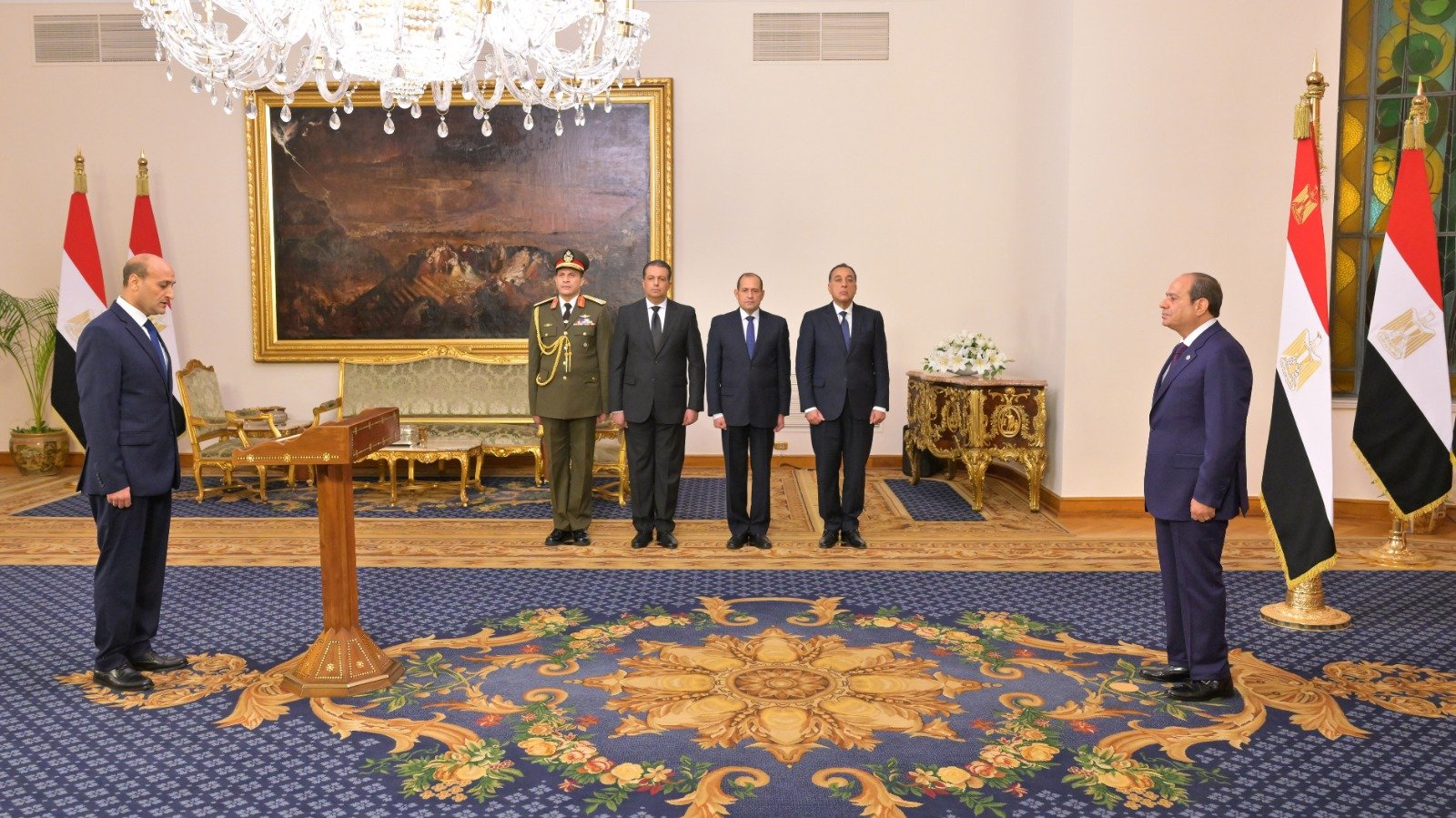 الرئيس السيسى يشهد أداء اليمين الدستورية للمحافظين الجدد ونوابهم (18)