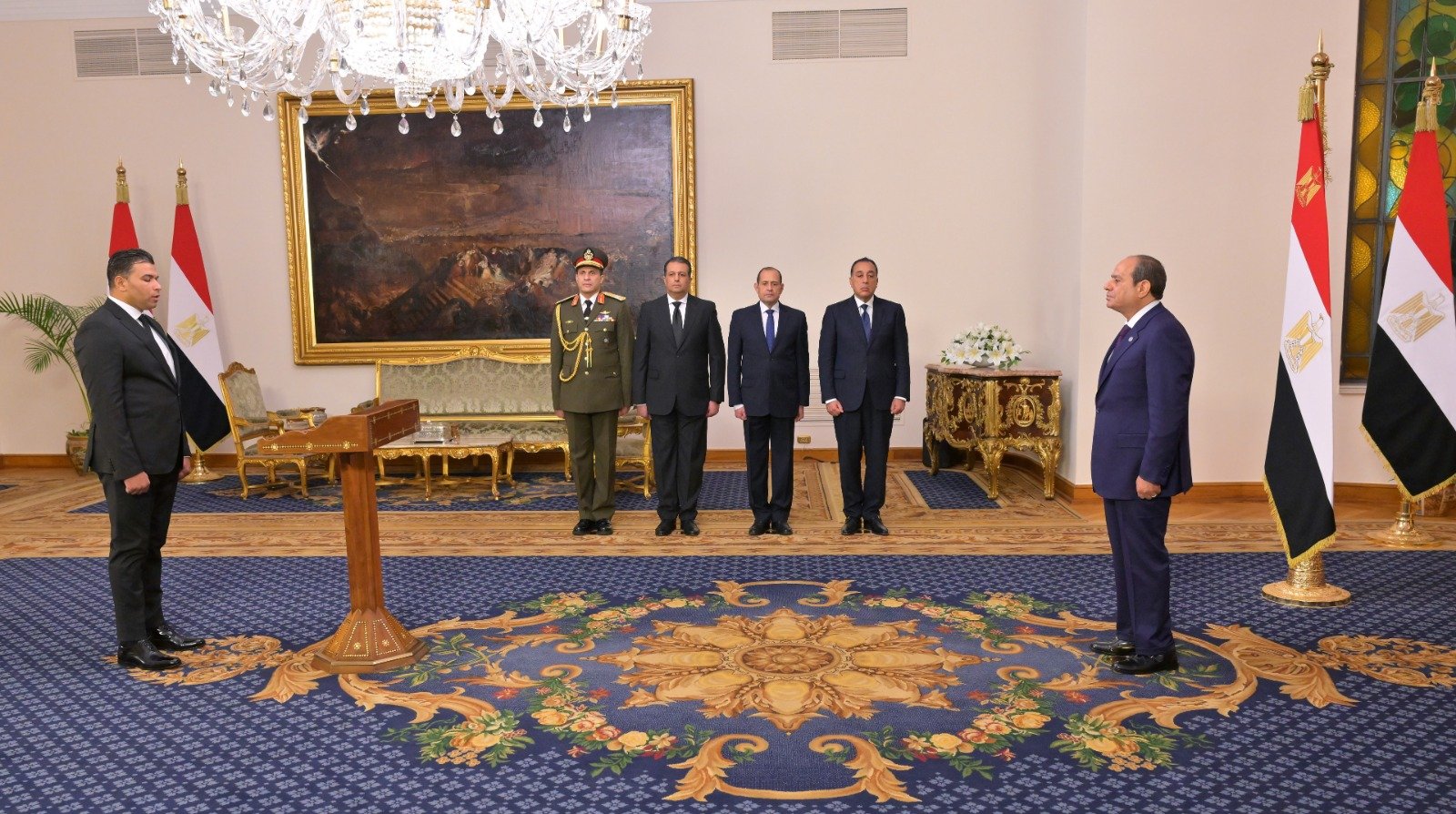 الرئيس السيسى يشهد أداء اليمين الدستورية للمحافظين الجدد ونوابهم (12)