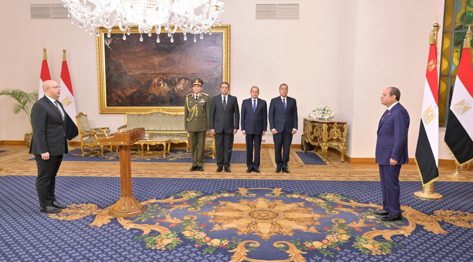 الرئيس السيسى يشهد أداء اليمين الدستورية للمحافظين الجدد ونوابهم (28)