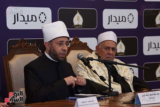 الدكتور أسامة الأزهري خلال الاحتفالية