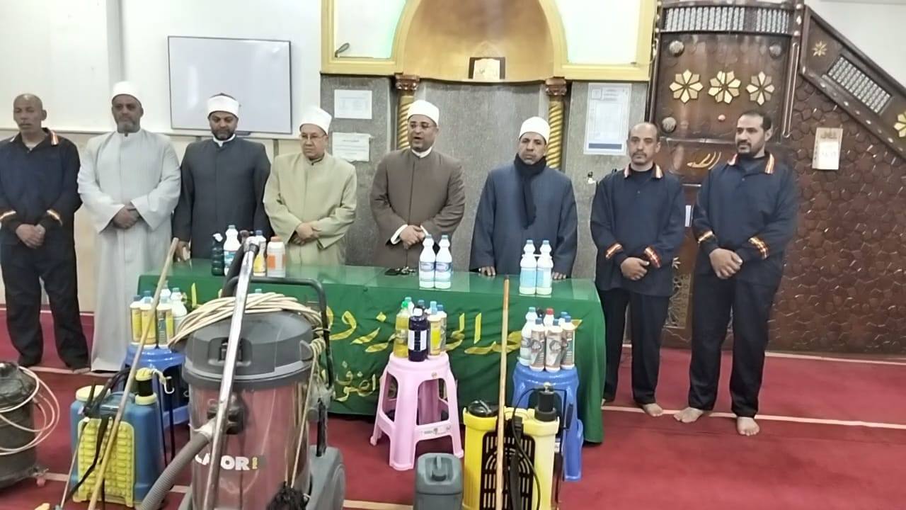 إطلاق حملة نظافة المساجد بالقليوبية إطلاق حملة نظافة المساجد بالقليوبية