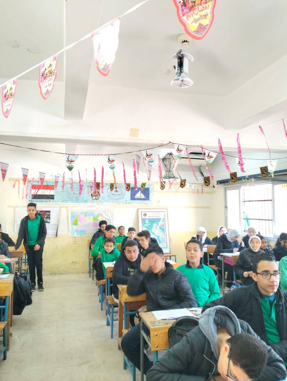 مدارس دمياط تتزين لاستقبال شهر رمضان