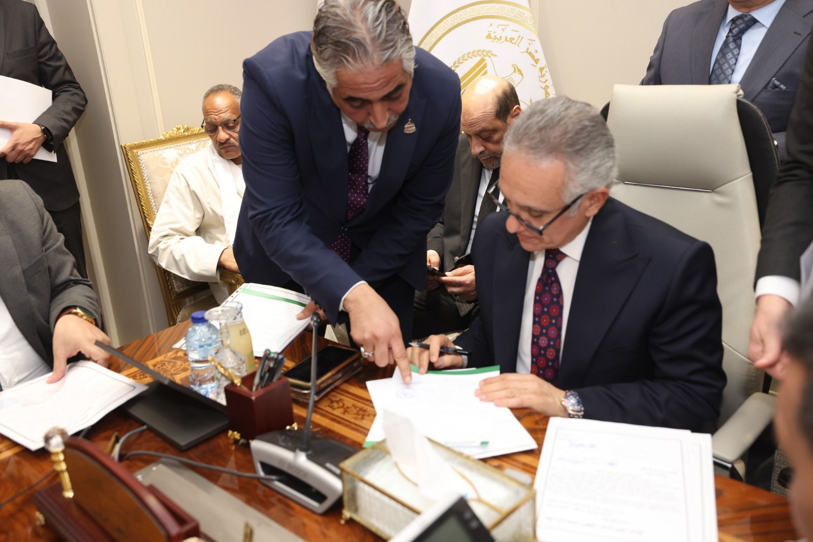 وزير العدل يلتقي عدداً من أعضاء مجلسي النواب والشيوخ (3)