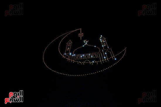 احتفالات مبهرة بسماء منطقة الحسين