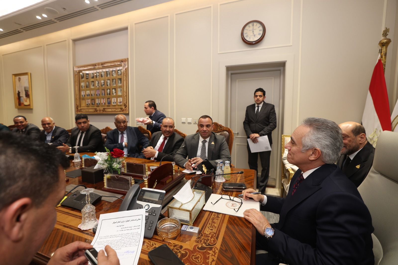 وزير العدل يلتقي عدداً من أعضاء مجلسي النواب والشيوخ (4)