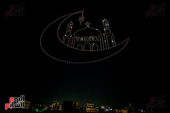 لوحة فنية فى السماء