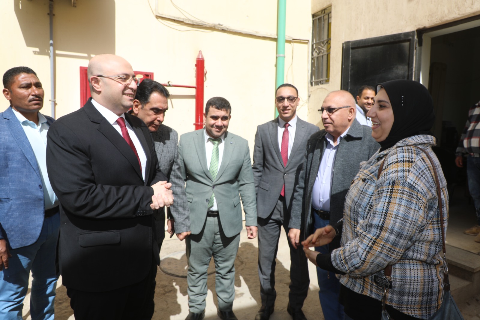 الدكتور محمد هانى غنيم يودع بنى سويف