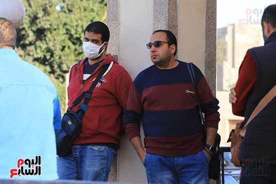 صحفيوا اليوم السابع بجنازة الزميل محمود نصر