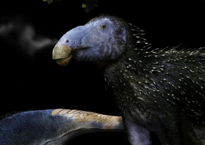 أحفورة ديناصور التنين الشوكى