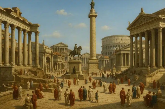 روما القديمة - رسم توضيحى