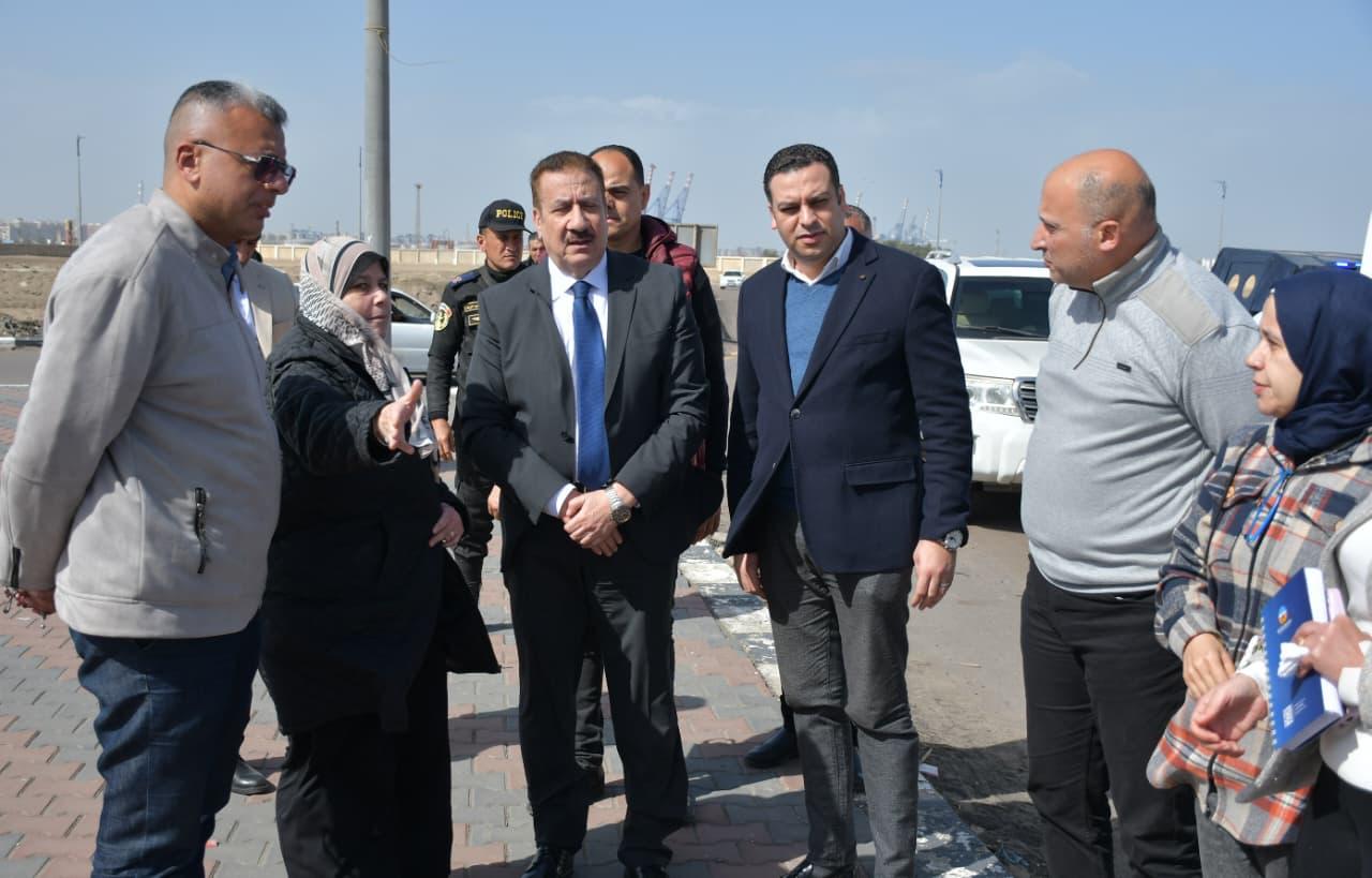 المحافظ في اولى جولاته