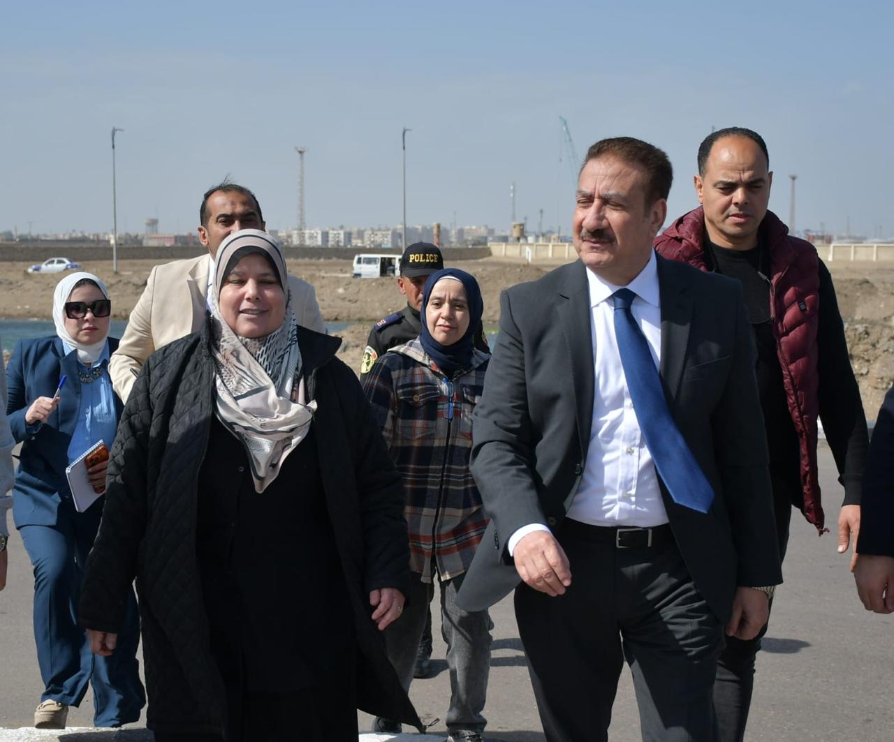 جولة المحافظ في بورفؤاد