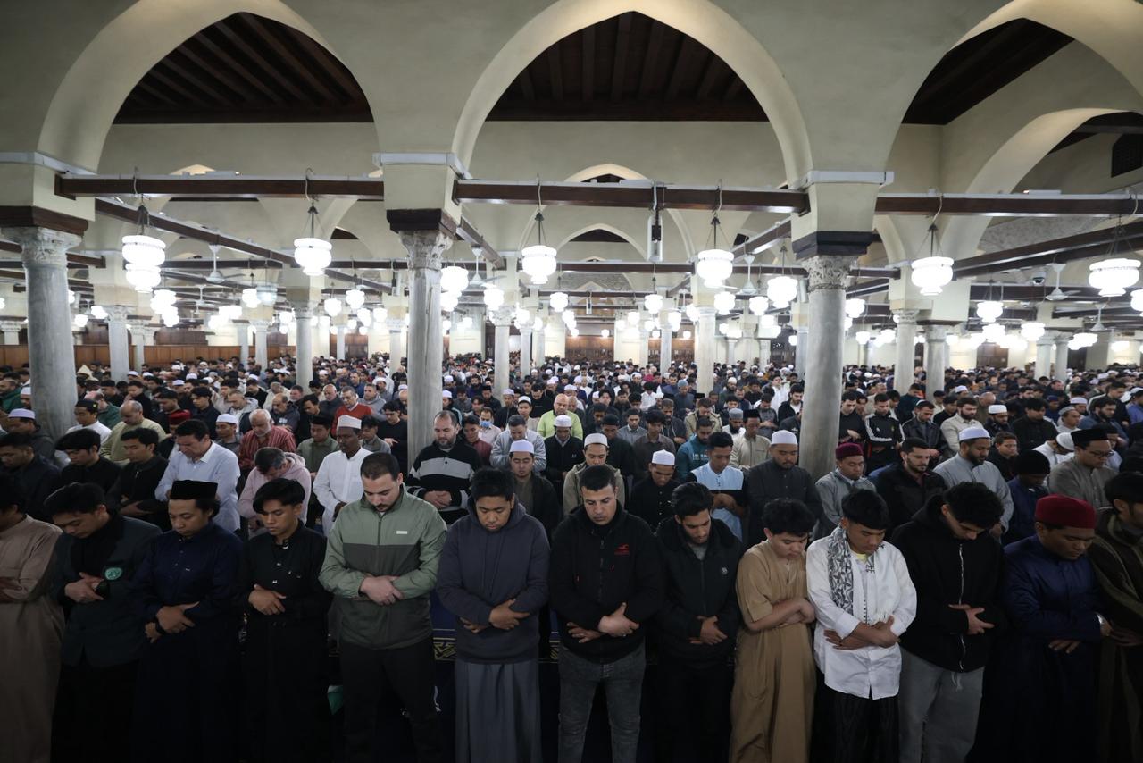 صلاة التراويح فى الجامع الأزهر