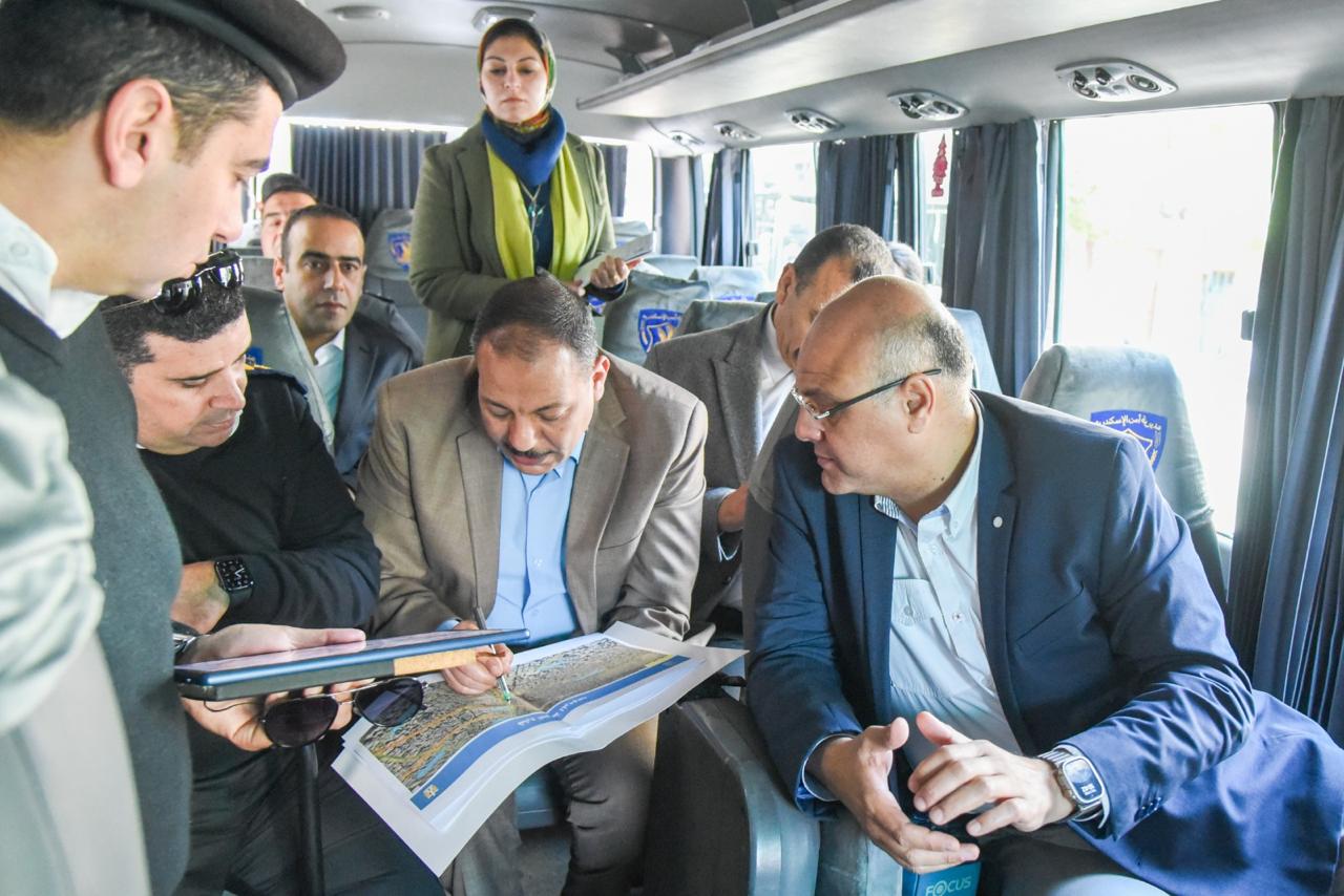 متابعة الموقف التنفيذى للمشروعات