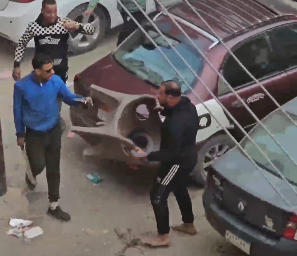 جانب من المشاجرة والخروج عن القانون