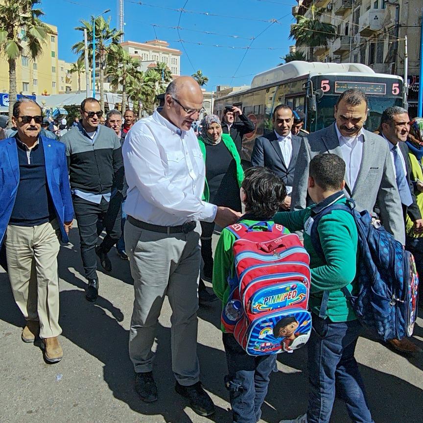 خلال جولة تفقدية بنطاق حي الجمرك