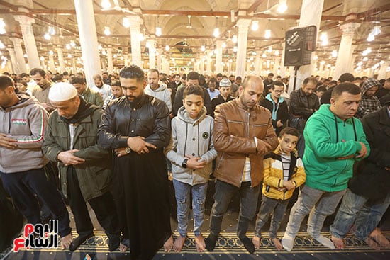 صلاة العشاء والتراويح من مسجد عمرو بن العاص