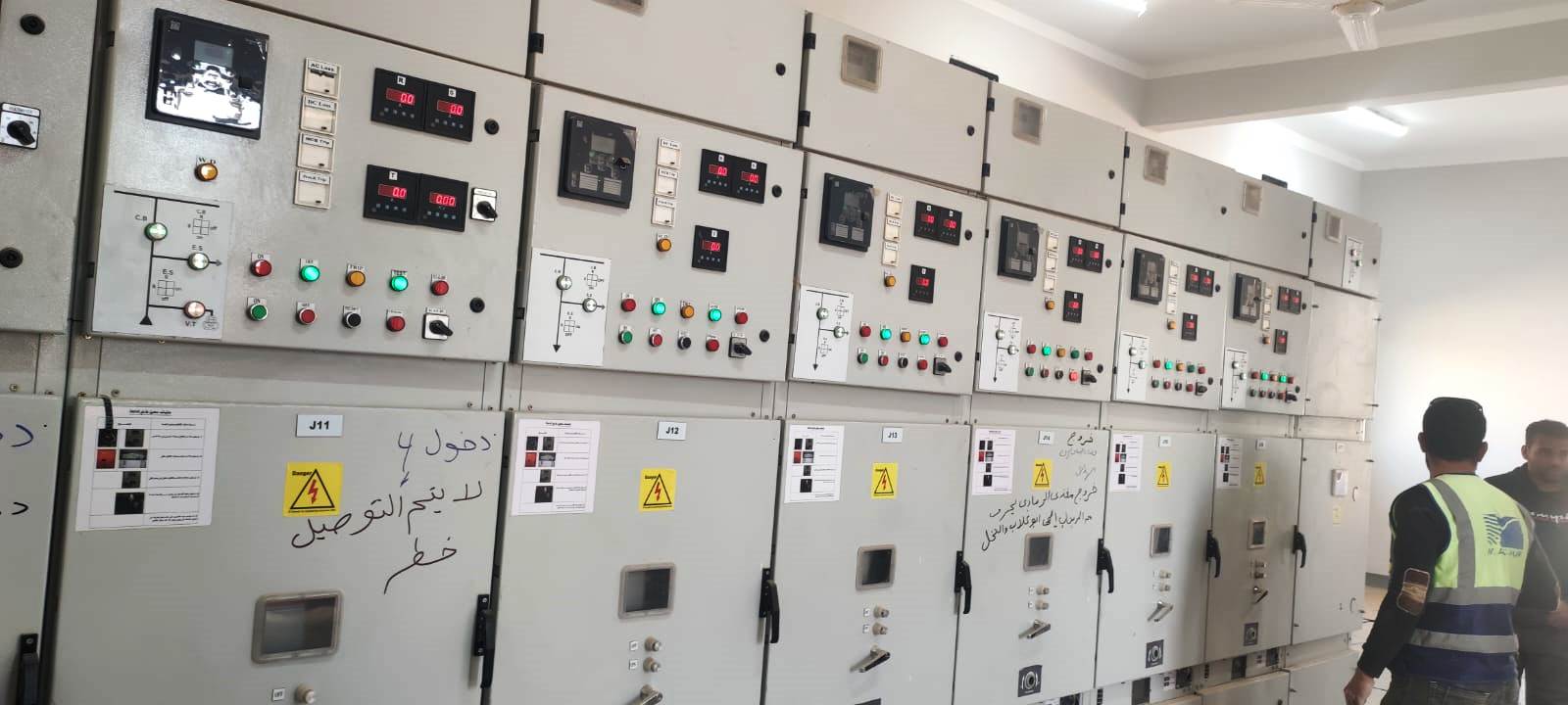تحسين الكهرباء بقري اسوان