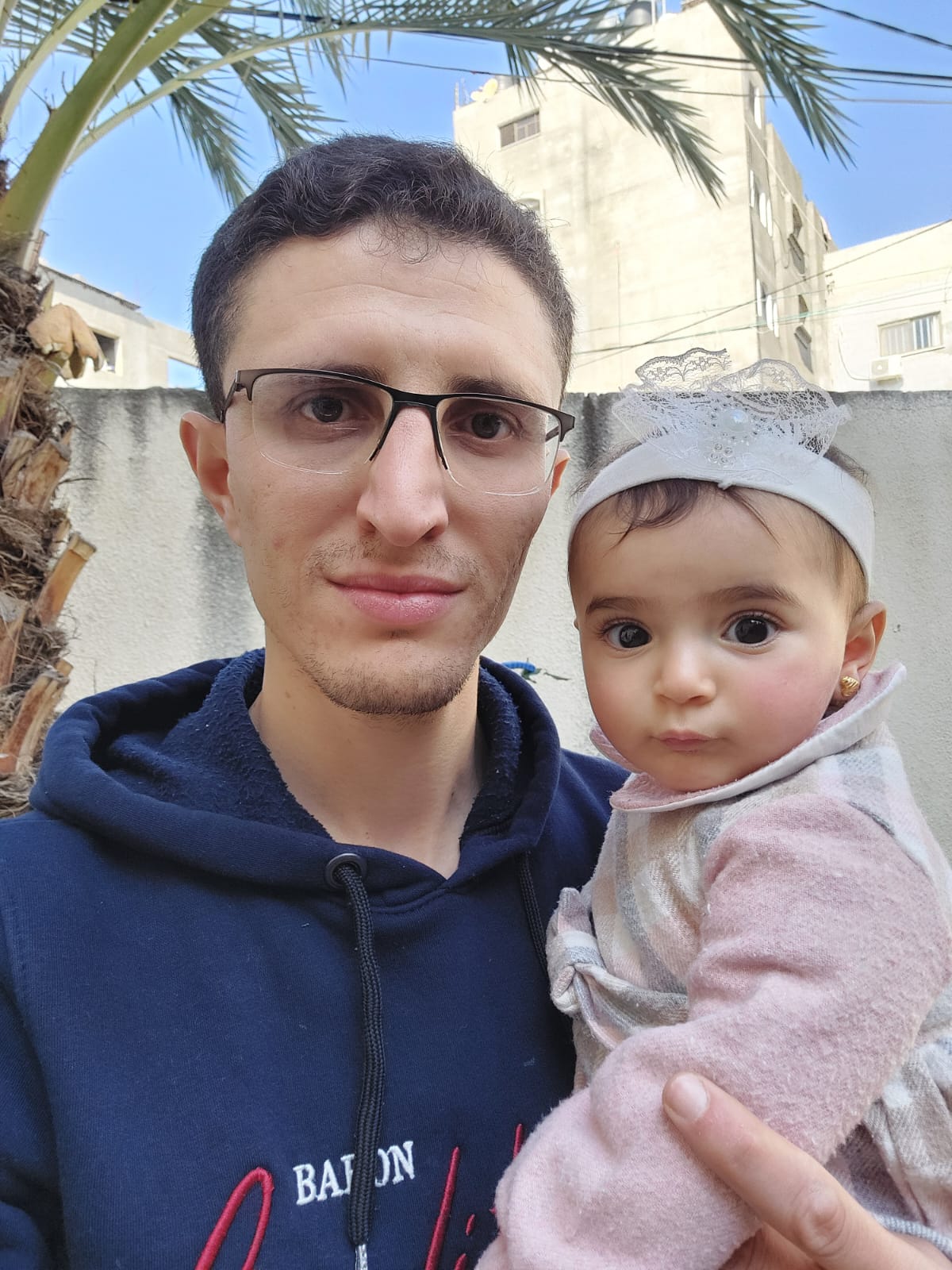 رغد مع والدها رغد مع والدها