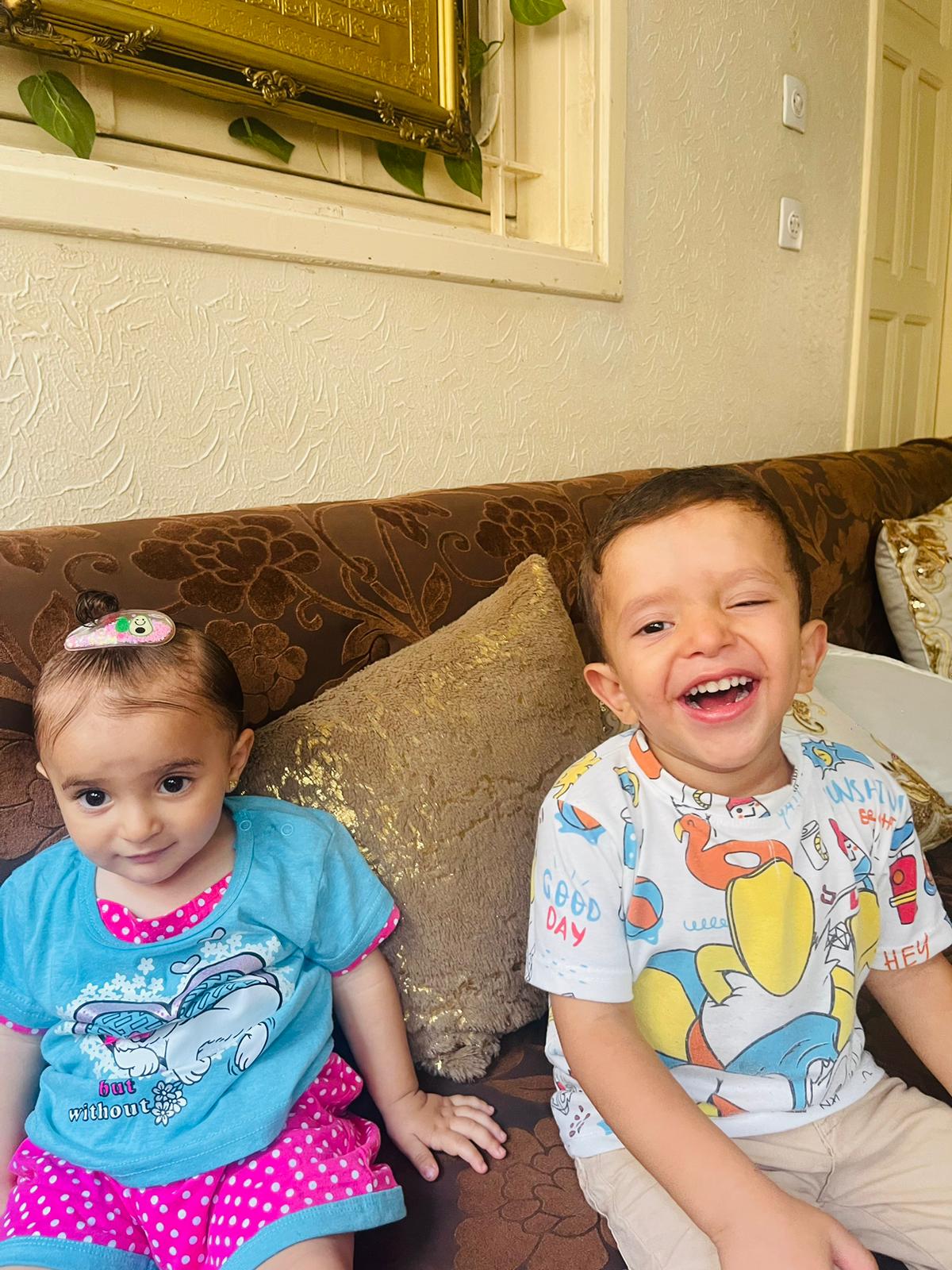 الشهيدان رغد وحمزة الشهيدان رغد وحمزة