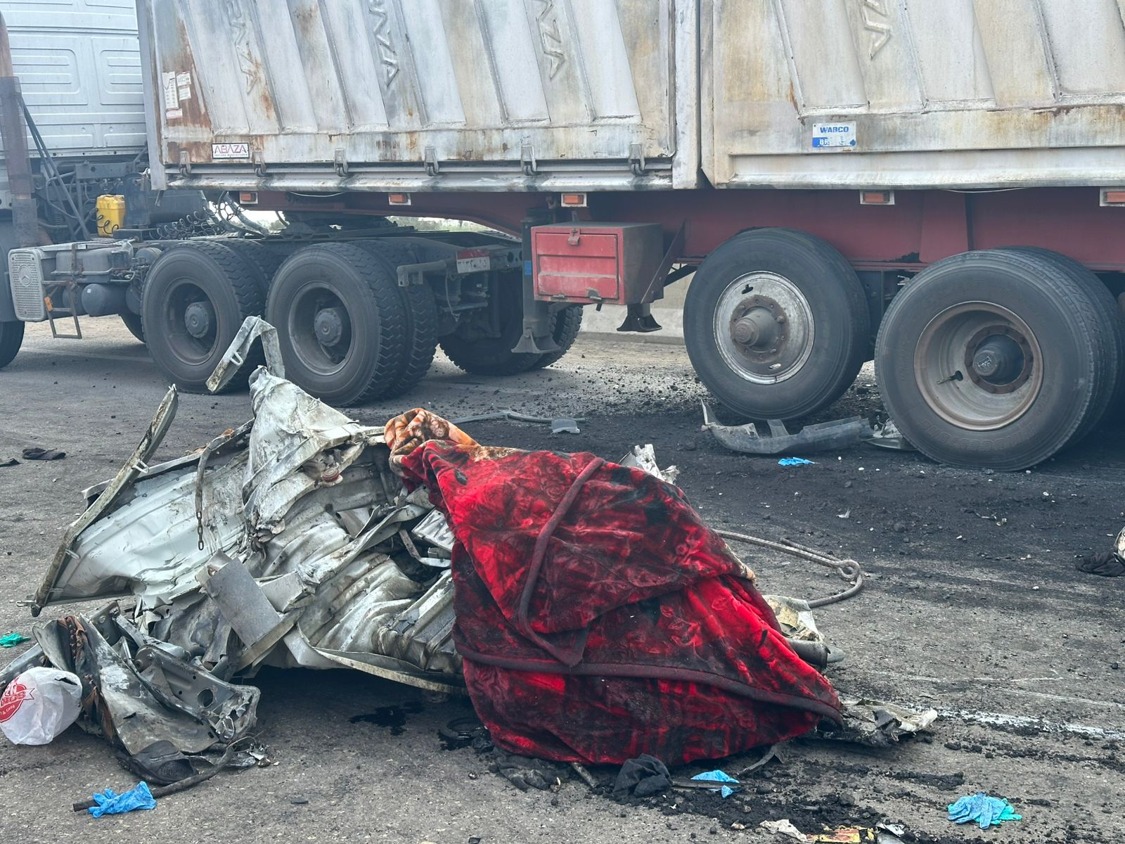 اثار الحادث