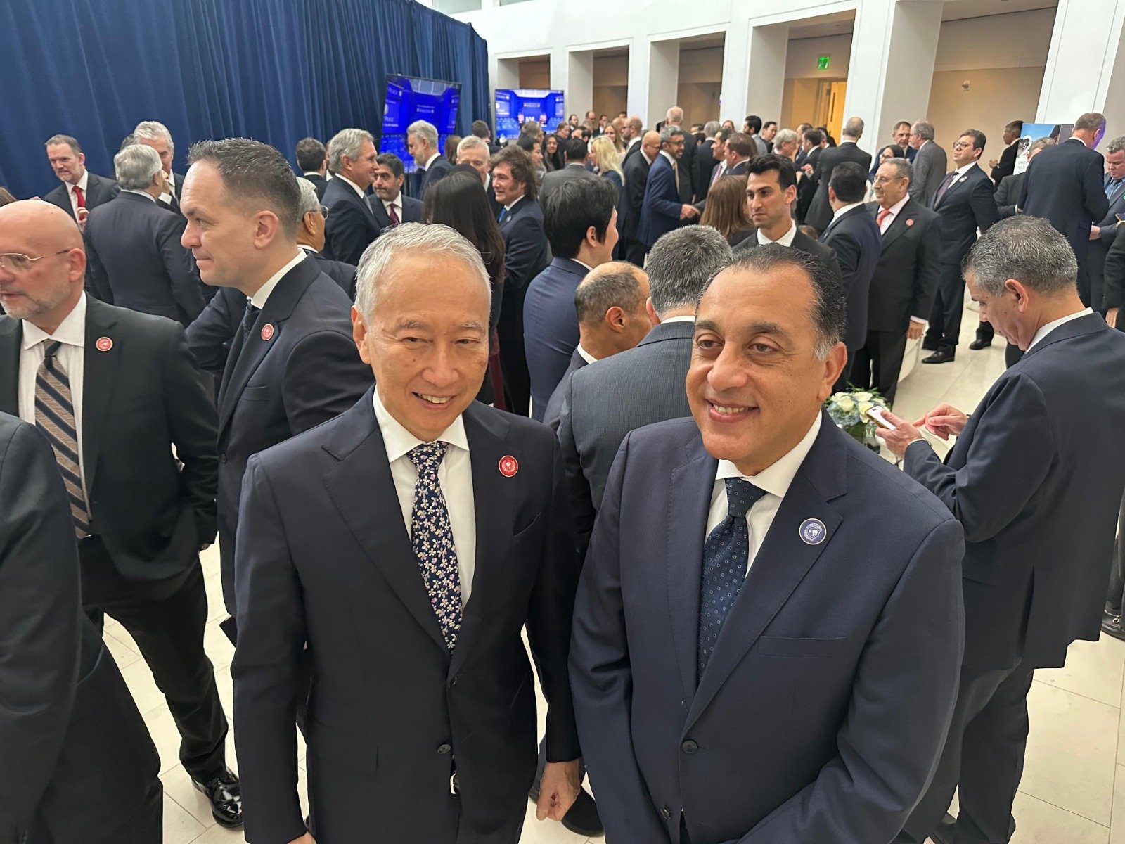 جانب من مشاركة رئيس الوزراء