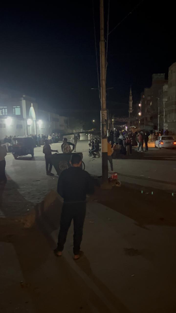 حزن اهالي المطرية علي فقدان 18 شخص