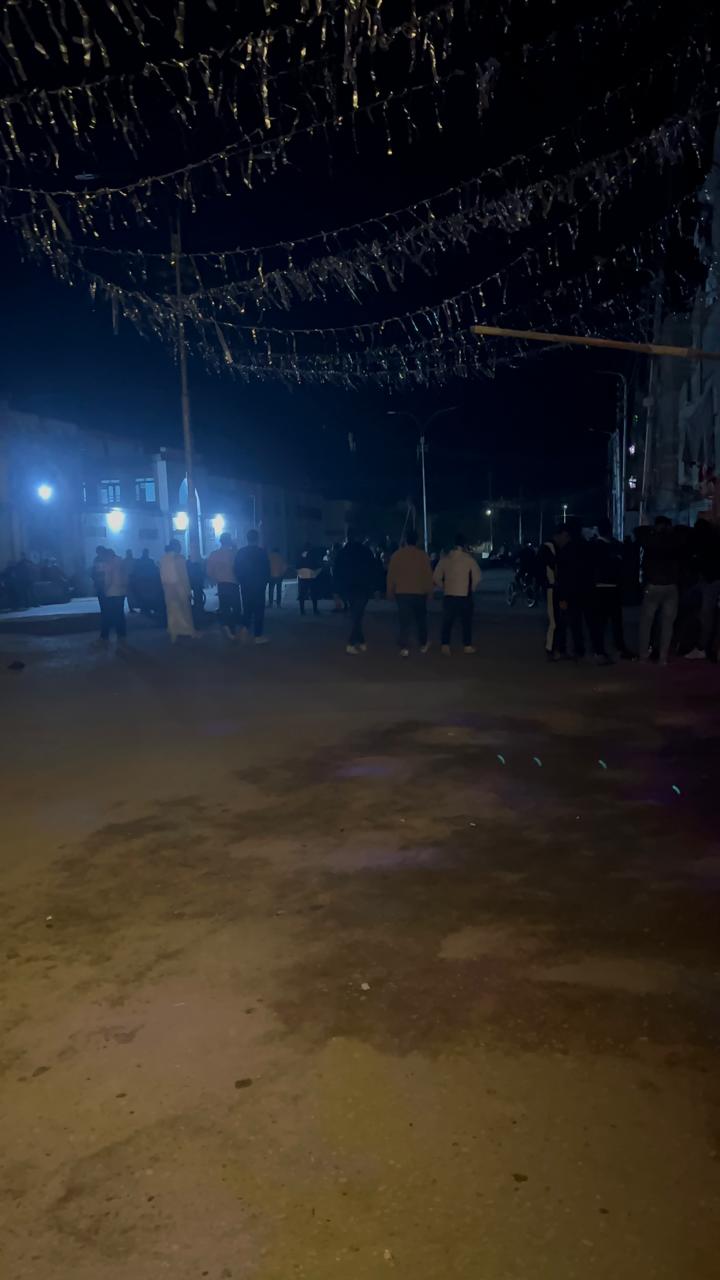 اهالي المطرية في الشوارع