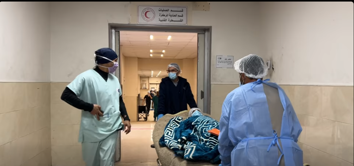 أول عملية جراحة قلب داخل غزة