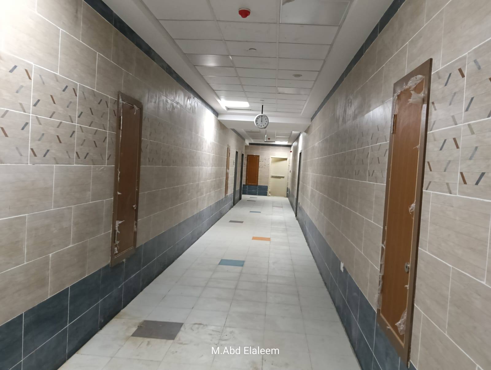 اللمسات النهائية بالمستشفى