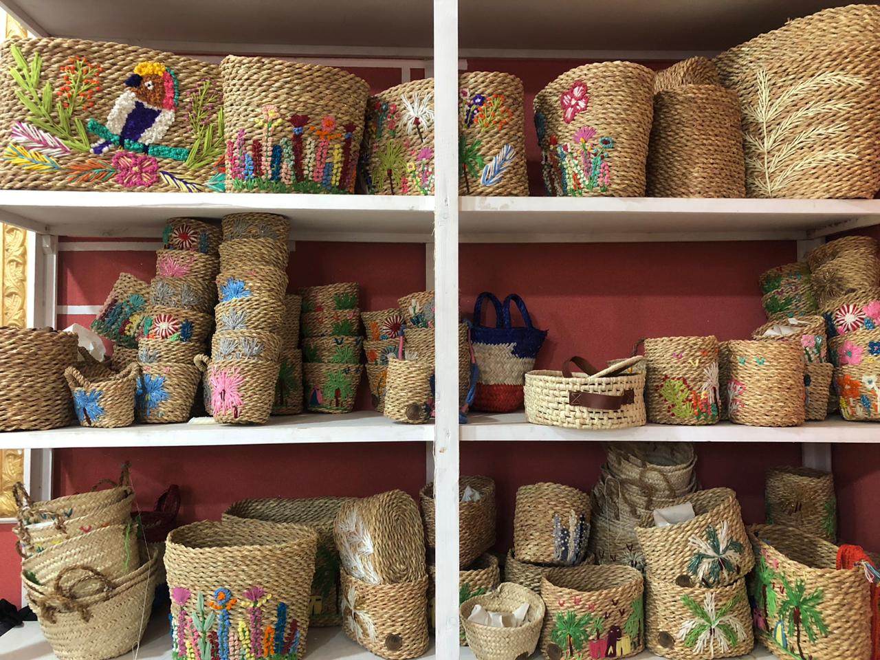 منتجات الخوص ونبات الحلفا في دهشور