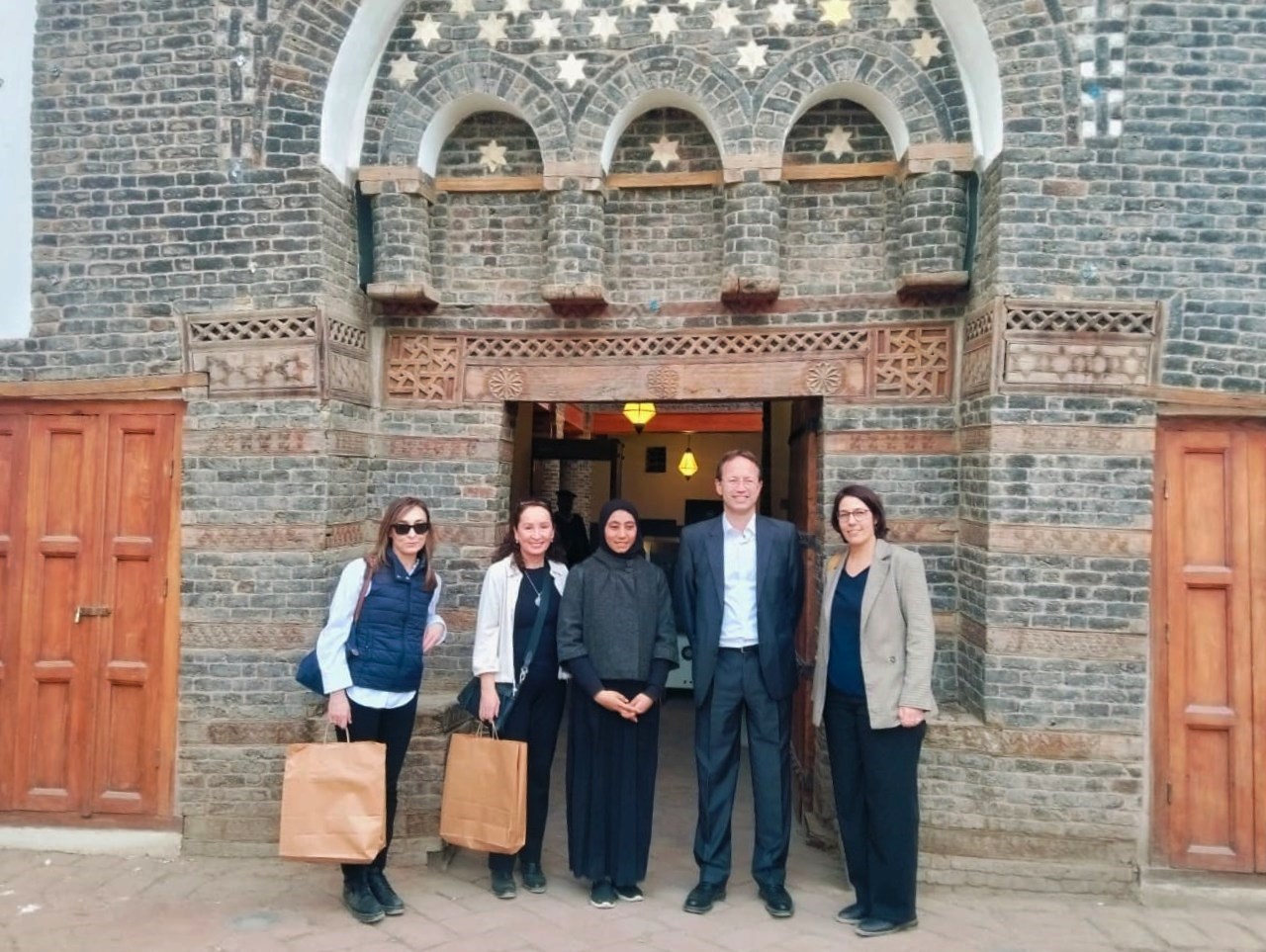 زيارة السفير الأسبانى لوكالة الجداوى التاريخية بإسنا