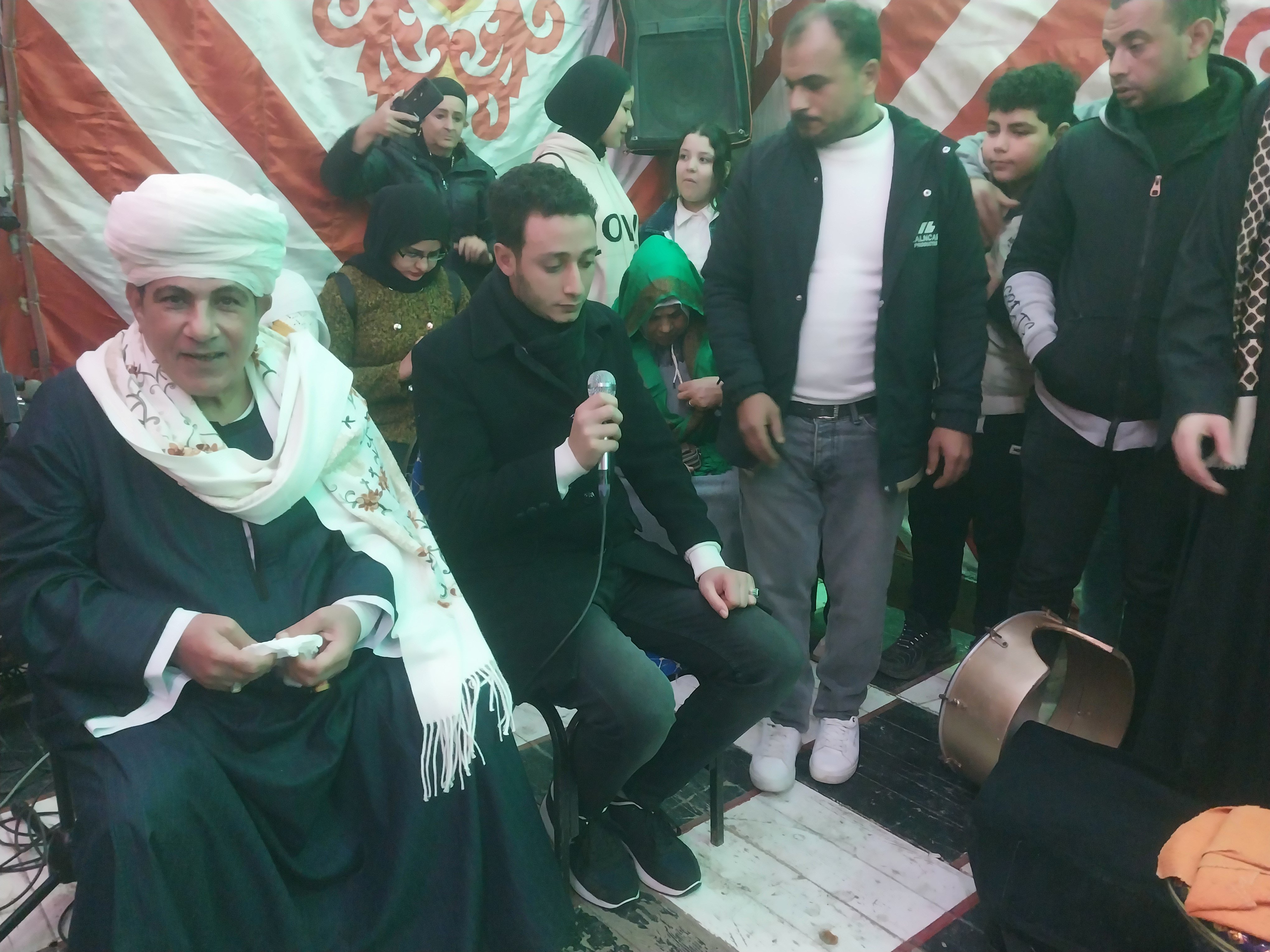 شوادر انشاد ديني بساحة مولد دمياط الشعبي شوادر انشاد ديني بساحة مولد دمياط الشعبي