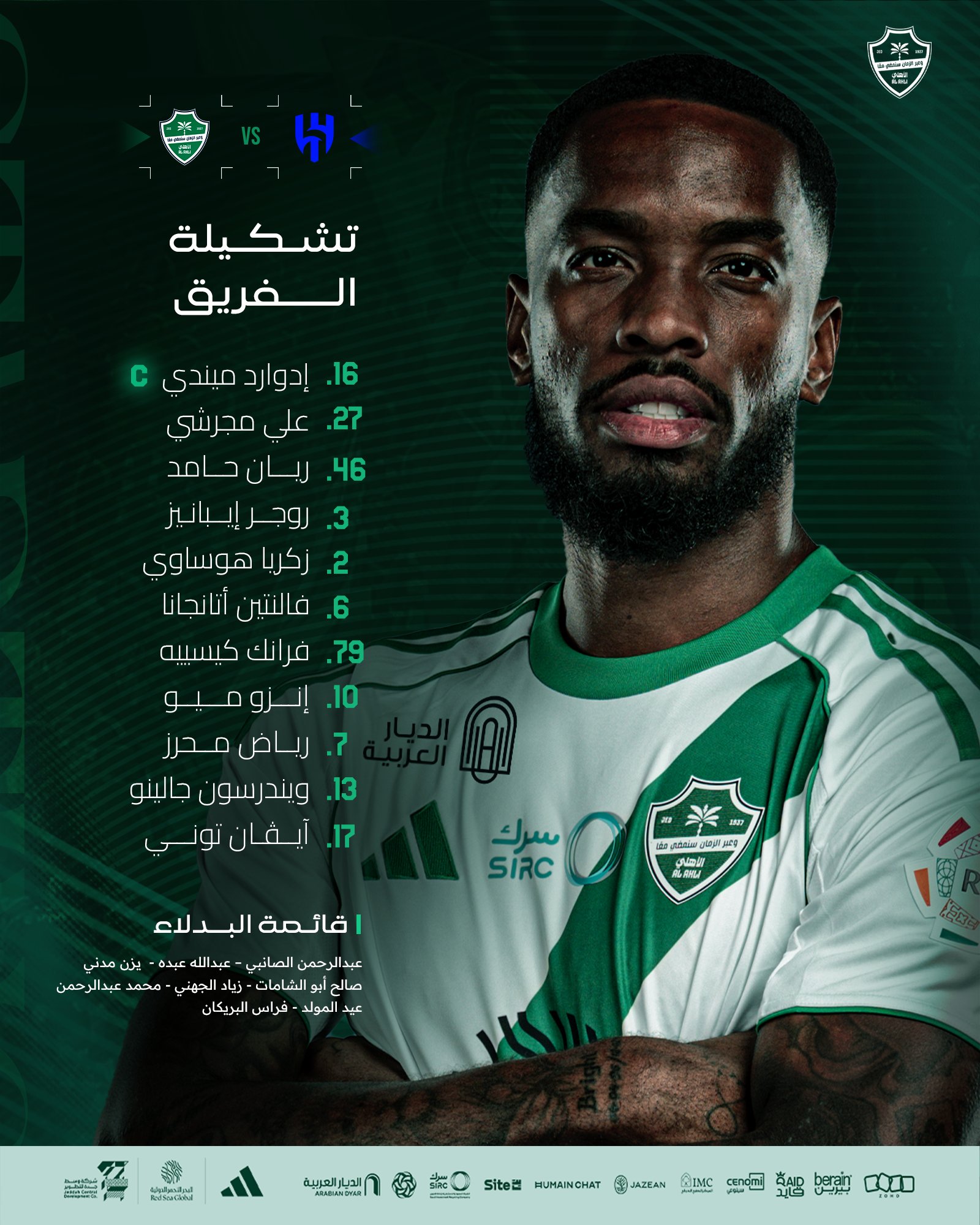 تشكيل الاهلي