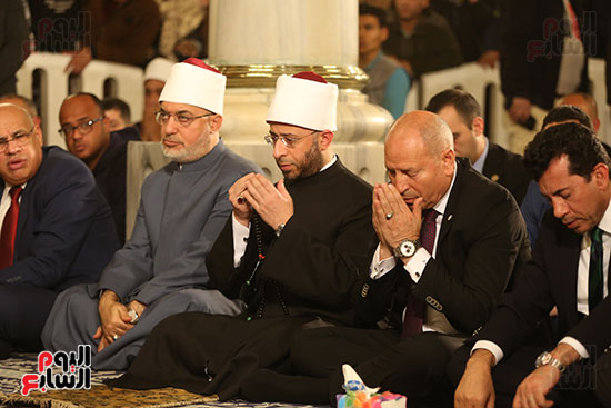جانب من دعاء محافظ القاهرة ووزير الأوقاف