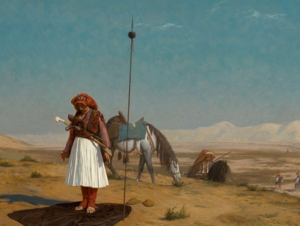 504275-لوحة-الصلاة-فى-الصحراء