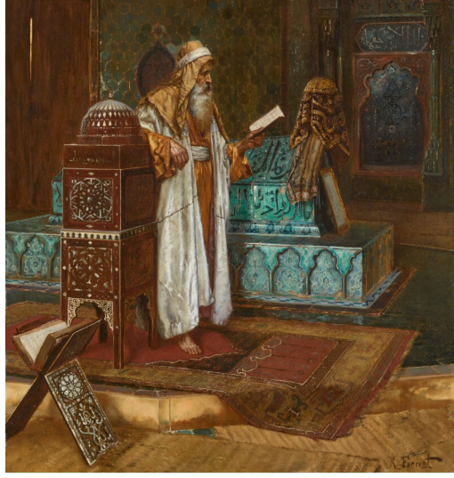 الصلاة فى المسجد الاخضر