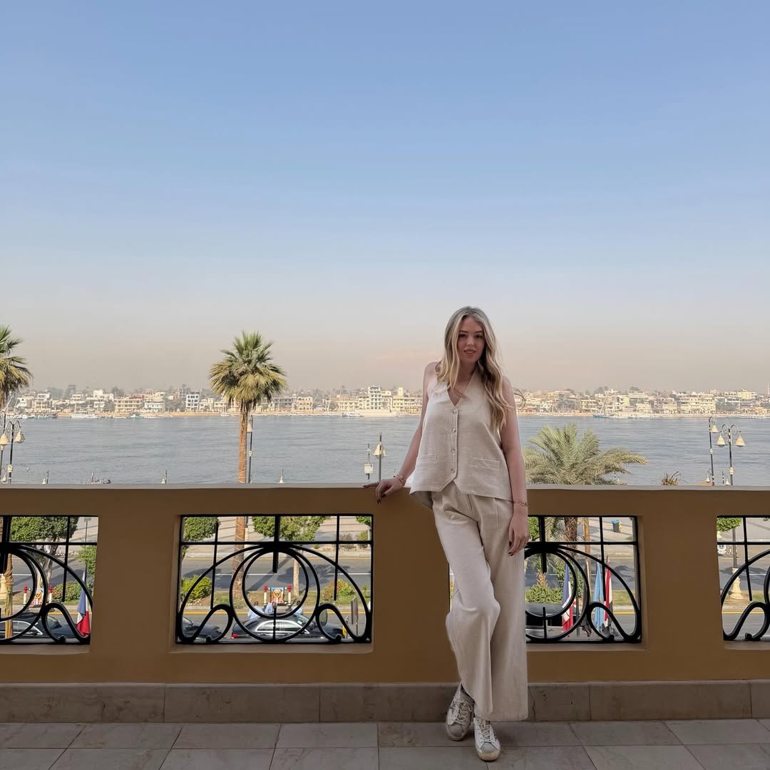 تيفاني ترامب على ضفاف النيل في الأقصر