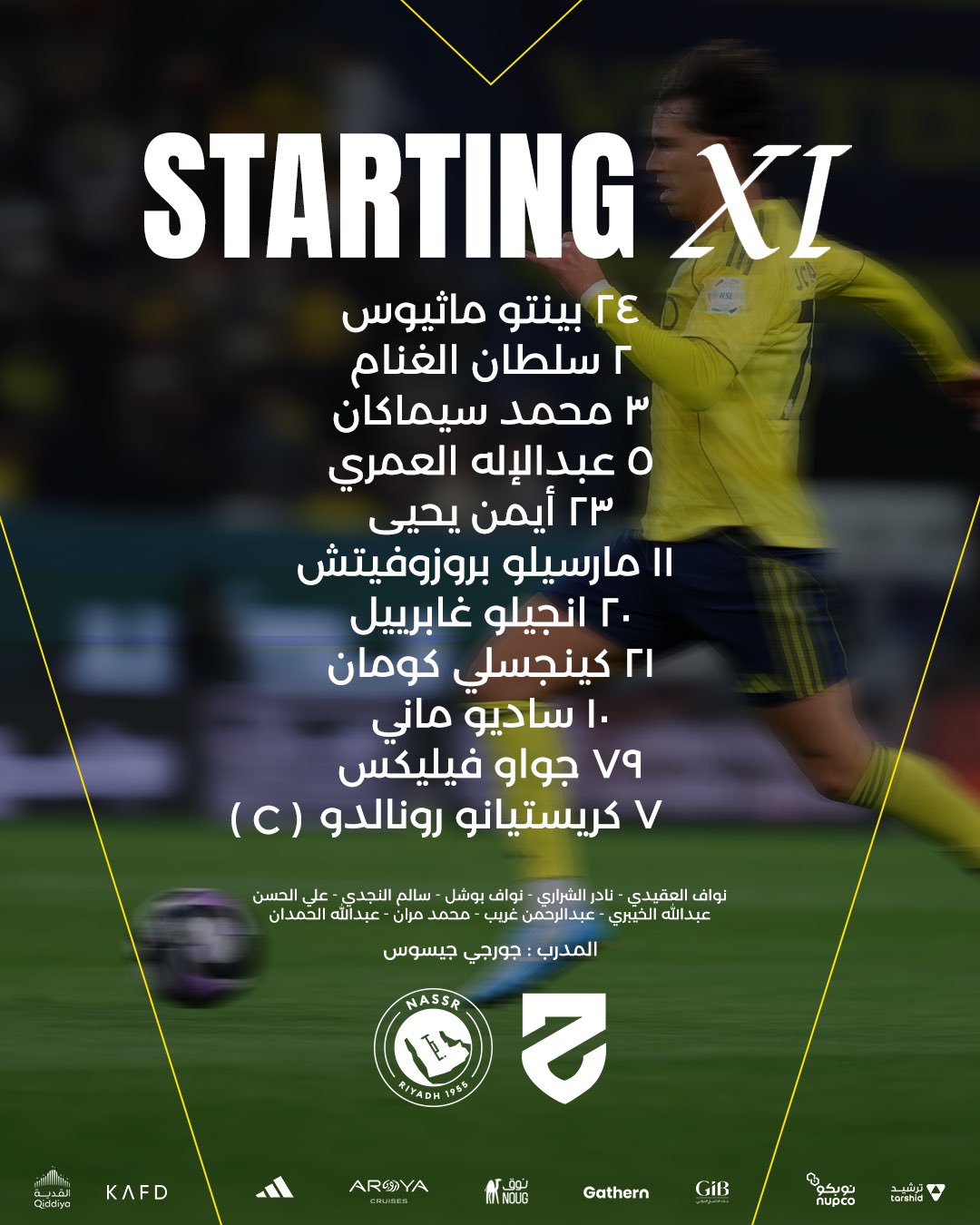 تشكيل النصر تشكيل النصر