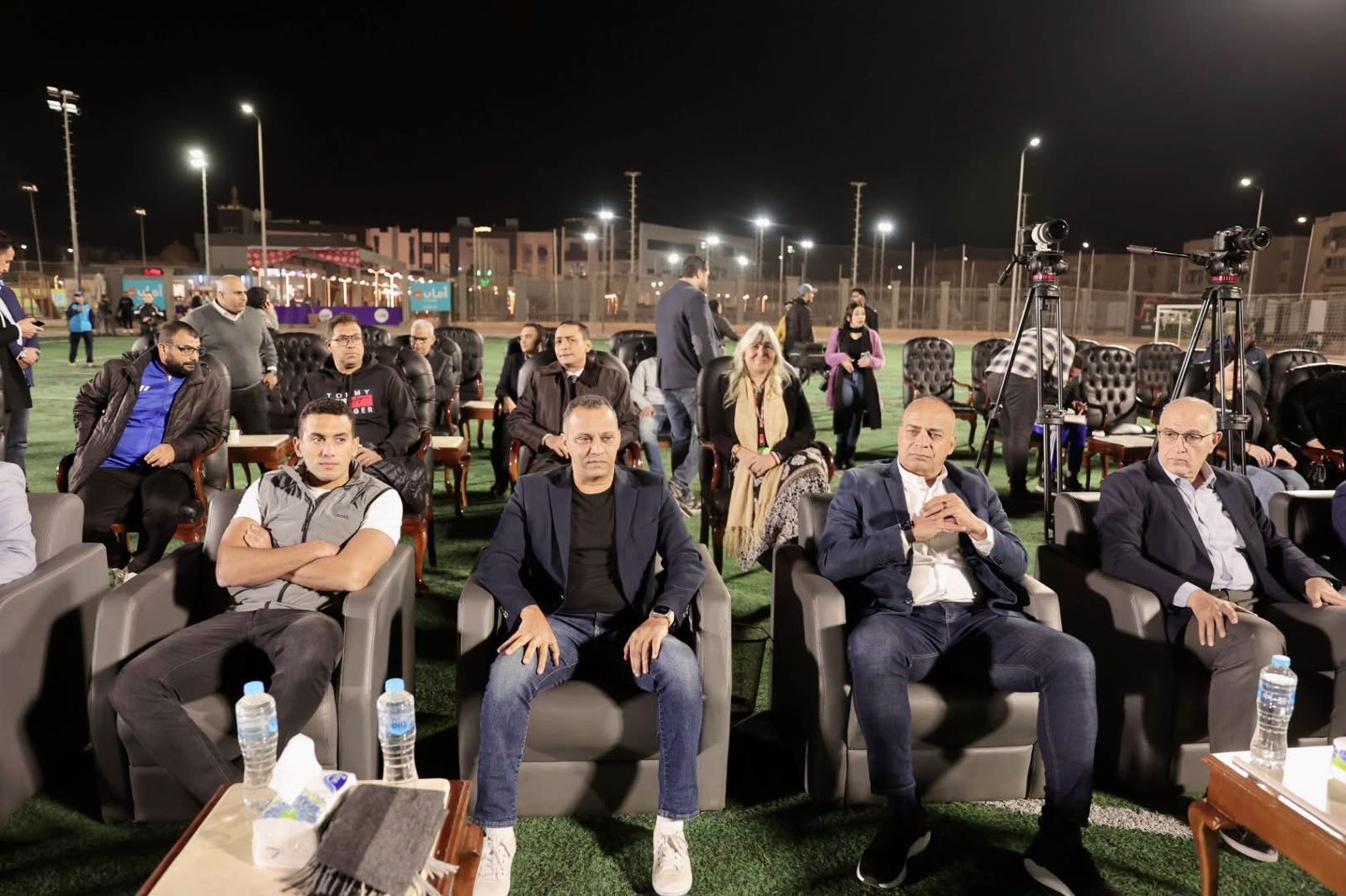 جزء من حفل القرعة في نادي السيتي العام الماضي