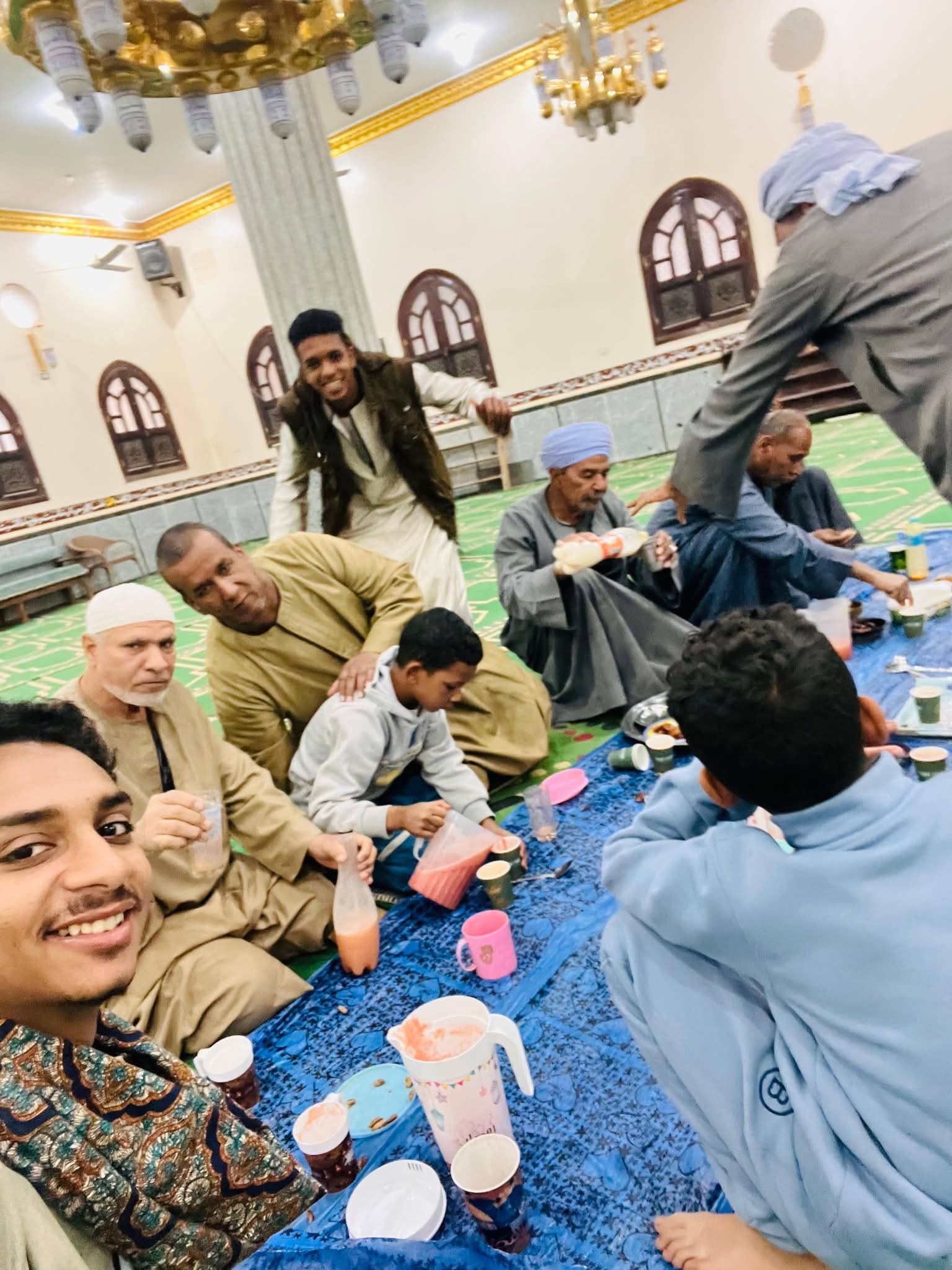 فرحة وسعادة عقب الافطار