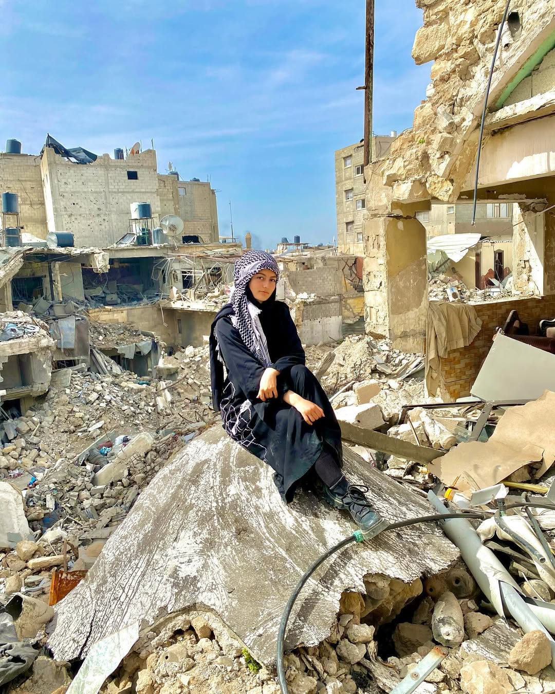 الفلسطينية إبمان من قلب غزة