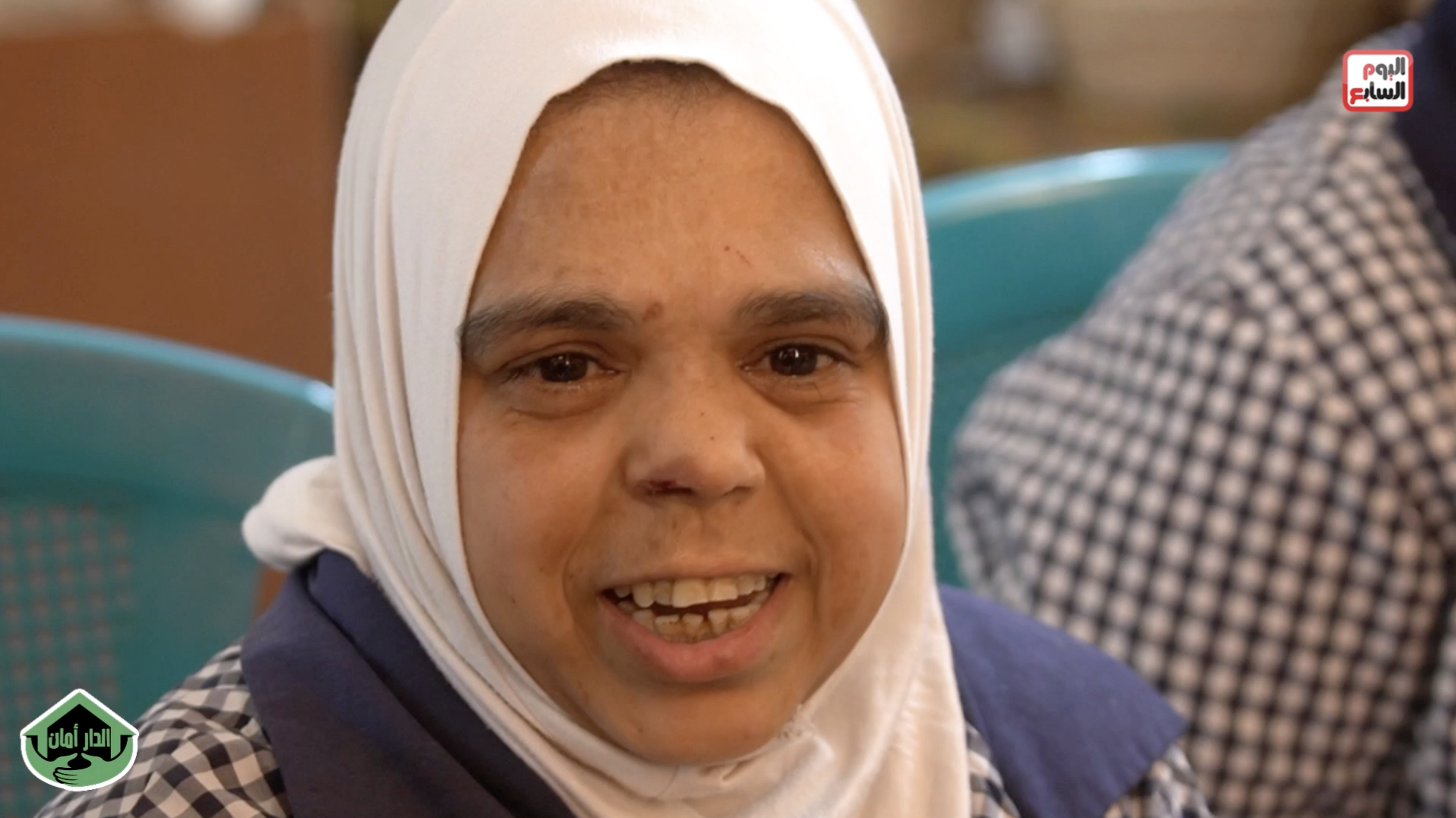 إحدى النزيلات فى الدار