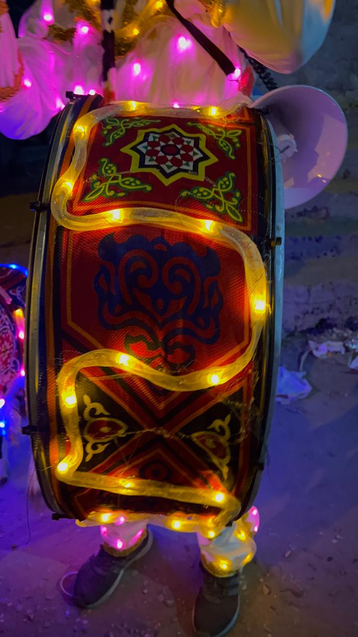 طبلة المسحراتي بالخيامية الرمضانية والاضواء