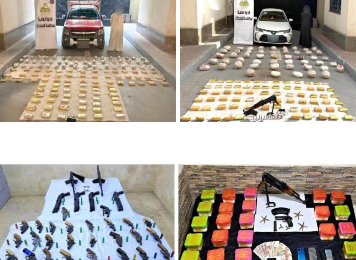 مقتل 5 عناصر شديدة الخطورة وسقوط أباطرة الكيف والسلاح (3)