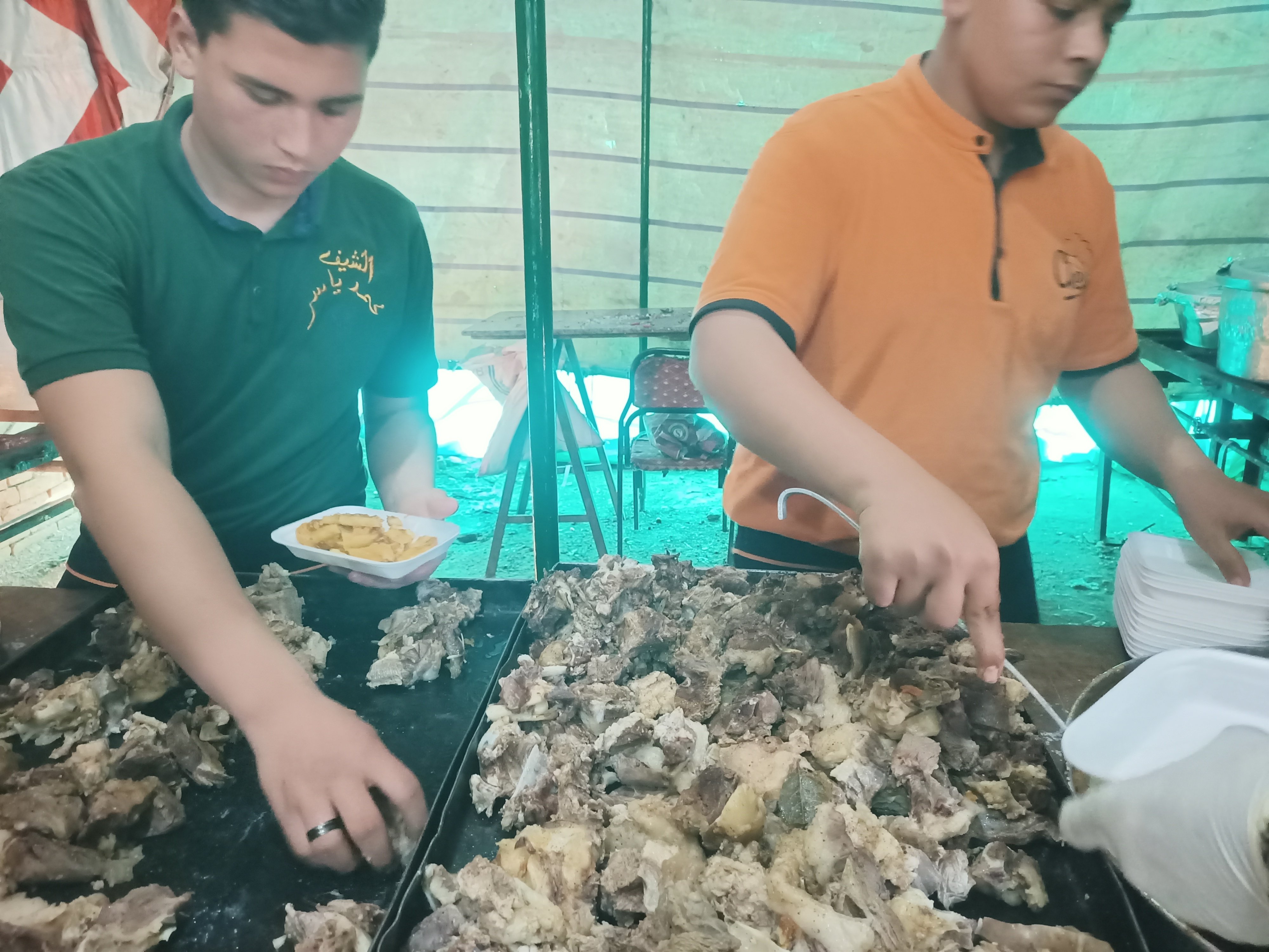 اثناء التجهيز اثناء التجهيز