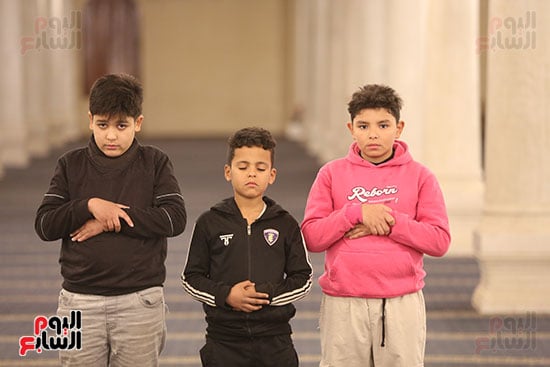 الاطفال فى صلاه التراويح
