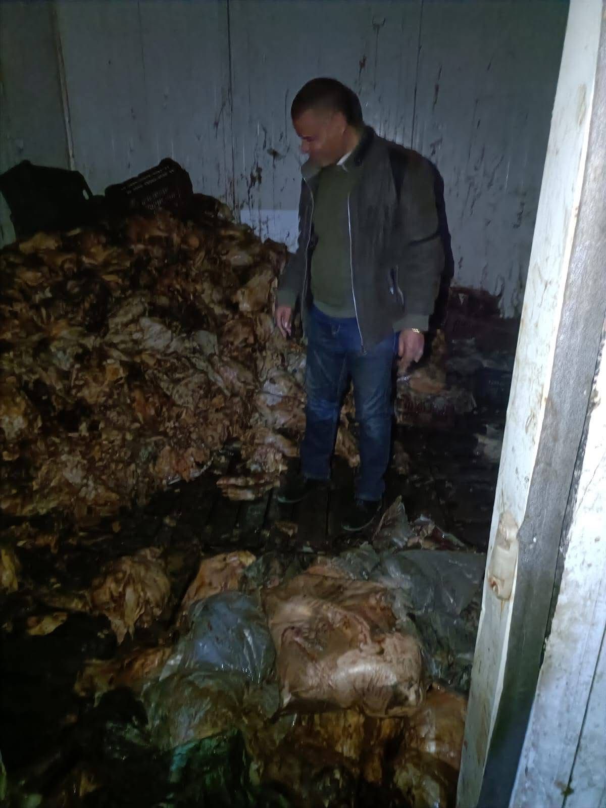 ضبط 42 طن مصنعات لحوم وأحشاء ورؤوس حيوانية ودواجن فاسدة فى الجيزة (4)