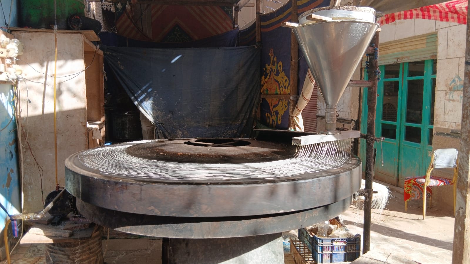 صناعة الكنافة في قنا 